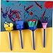 KALLORY Kids Paint Sponge Brush Set 10-Piece Assorted Colors DIY Drawing and Art Tools for Toddlers Early Educational Toys for Creative Learning