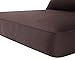 QILLOWAY Outdoor/Indoor Furniture Cushions Set,Replacement Deep Seat Cushion for All WeatherPatio Chair Furniture (Coffee)