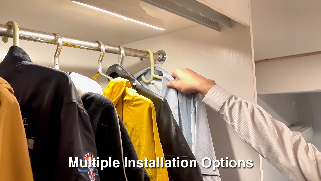 Image of Rossetta Under Cabinet Lights, 78 LED Lights Battery Operated Motion Sensor Light Indoor, Wireless Rechargeable Dimmable Closet Lights Under Cabinet Lighting for Kitchen Closet Stairs Hallway