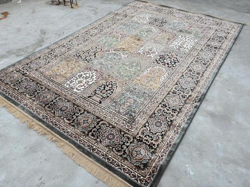 Image of Luxury Silk Carpet 4 x 6 FEET for Living Room or Bedroom, Made with Premium Silk, Perfect for Elegant Interiors Comfort and Timeless Design