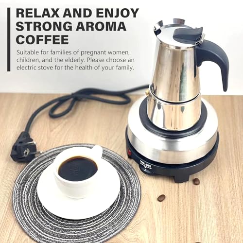 Mini Plaque De Cuisson Électrique Portable 220V 500W - Plaque Chauffante Pour Thé Café Cuisine – Image 4