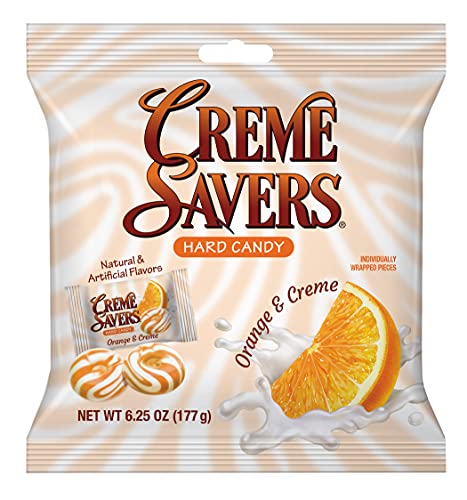 Creme Savers Orange and Creme Hard Candy