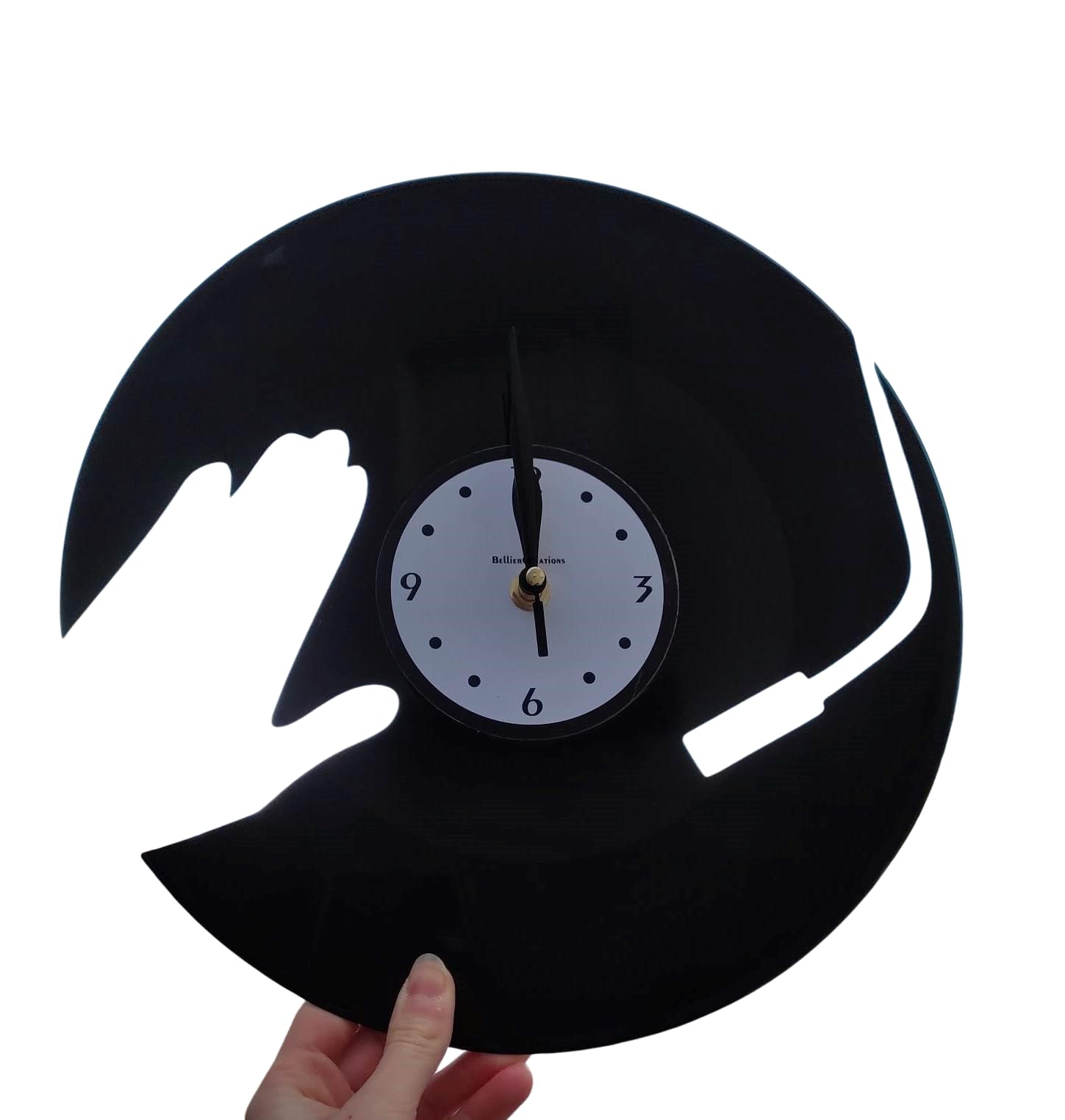 Horloge complète en vinyle DJ pour décorer votre studio de musique vintage