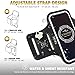 TRIBE Water Resistant Cell Phone Armband Case Running Holder for iPhone Pro Max Plus Mini SE (13/12/11/X/XS/XR/8/7/6/5) Galaxy S Ultra Plus Edge Note (21/20/10/9/8/7/6/5) Adjustable Strap & Key Pocket