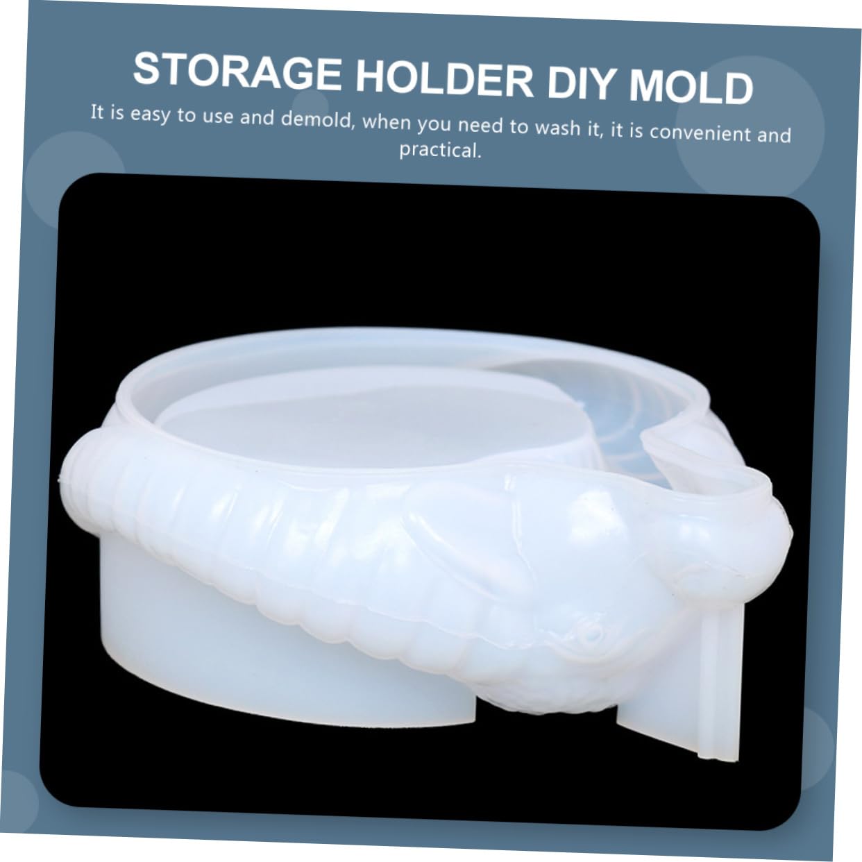 NUOBESTY 2pezzi Stampo Silicone Per Contenitore Forma Di Testa Di Mucca Mold Flessibile Per e Decorazioni Supporto Per Riporre Oggetti Creativo e Riutilizzabile