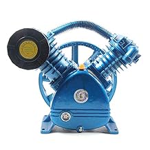 5.5HP 21CFM 181PSI V نوع اسطوانة مزدوجة مضخم هواء رأس مزدوج