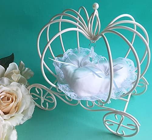 Amazon Co Jp ハート型のリングクッションを手作り かぼちゃの馬車のリングピロー L 手作りキット ウェディング 結婚式 ワイヤーパンプキンキャリッジ ジュエリー