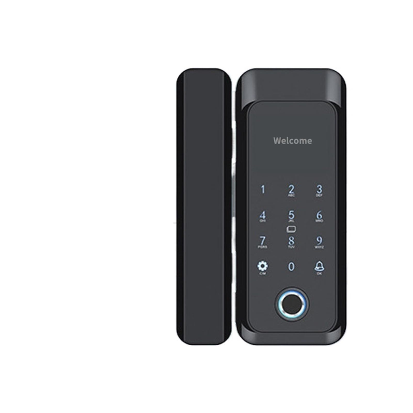 Serrure connectée porte en verre Tuya pour sécuriser vos bureaux modernes