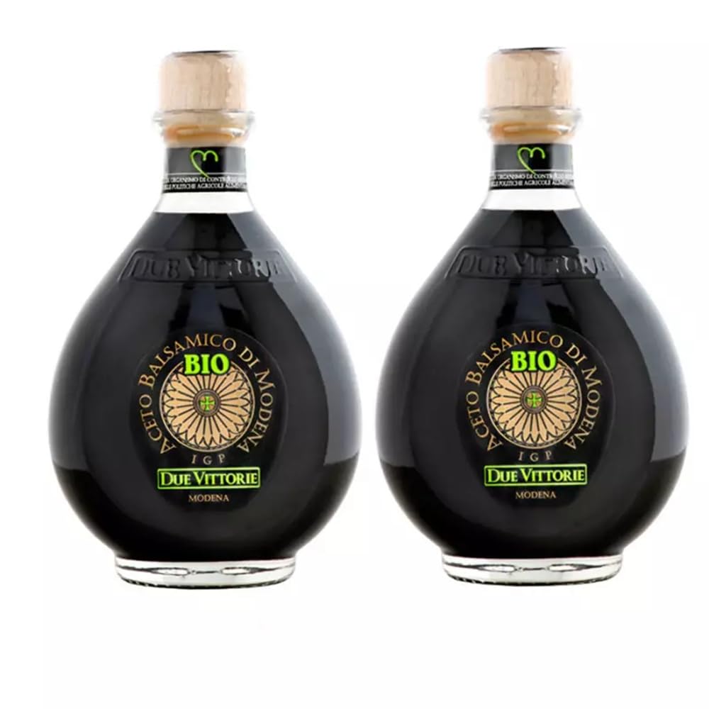 Duo Vinaigre Balsamique de Modena IGP Due Vittorie Oro Biologique 500 ml x 2