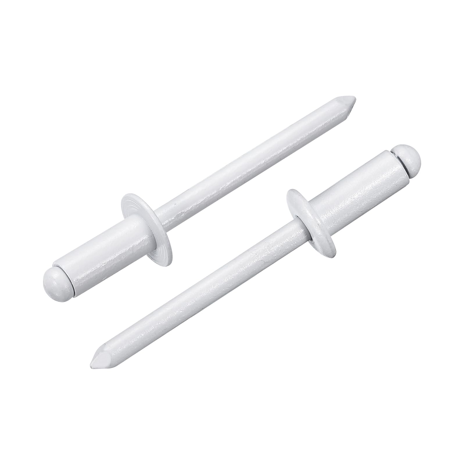 Rivets aveugles en acier zingué uxcell 1.9x0.95 cm pour fixation solide lot de 50