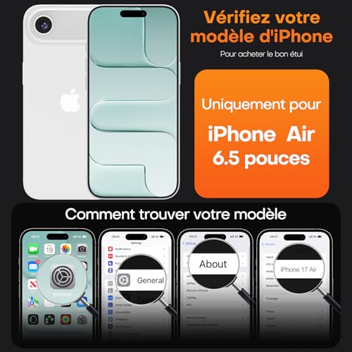 Coque iPhone Air avec protection écran et caméra TAURI verte - 2