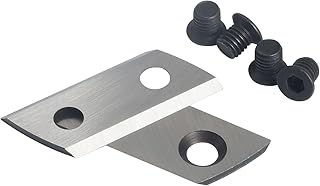 1 Pair Wood Chipper Blades Garden Shredder Knives Replacement Double Sided Cutting Tools Compatible with Sun Joe CJ601E CJ...