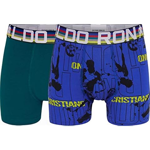 CR7 Boy's Basics Trunk 2-Pack Cotton Blend (as1, alpha, s, regular) Cover