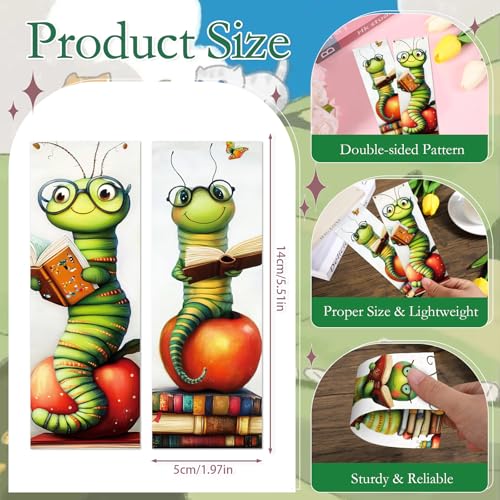Marque-pages en papier double face pour ne plus perdre sa page de lecture