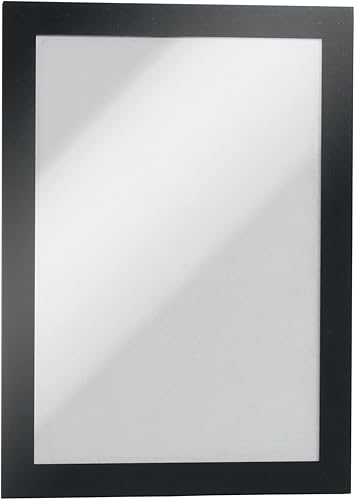 Miniatura 9 de Durable Duraframe 476801 - Marco magnético autoadhesivo, tamaño carta, 2 unidades, color negro, Negro