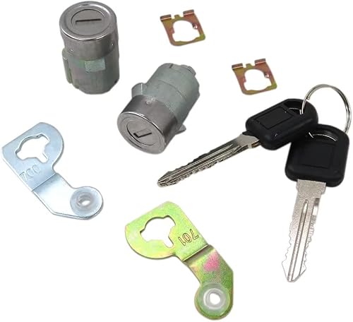 15298924 Cilindro de cerradura de puerta con kits de llaves para 2007 Chevrolet Trailblazer B Sport Utility 4-Door 4.2L 256Cu. en. l6 GAS DOHC