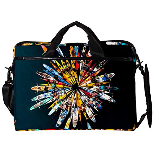 Bolso bandolera para portátil de 14 a 15 pulgadas Boats Circle evita arañazos