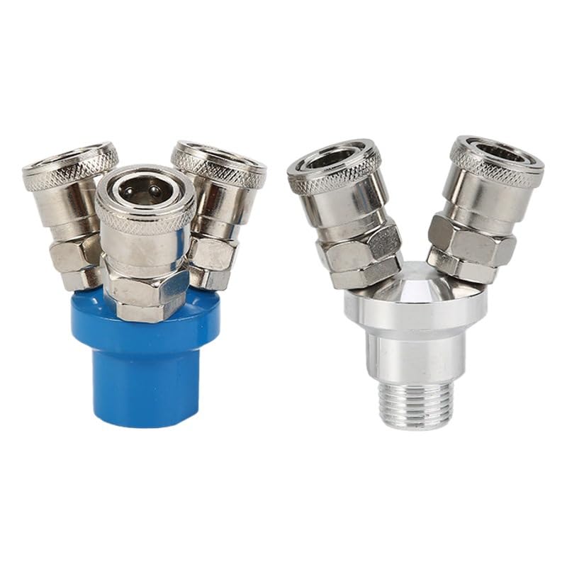 Raccord pneumatique pour connecter deux outils sur compresseur
