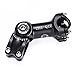 ZHIQIU -60-+60 Degree 90mm 100mm 110mm Adustable Stem Bike Fork Extender Bicycle Handlebar Rise Clamp Adaptor MTB Road Fixed Gear Aluminium Alloy Head Up Adapter Flexible