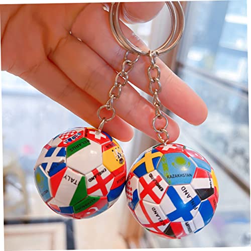Porte-clés de football drapeaux internationaux Abaodam pour récompenses - 3