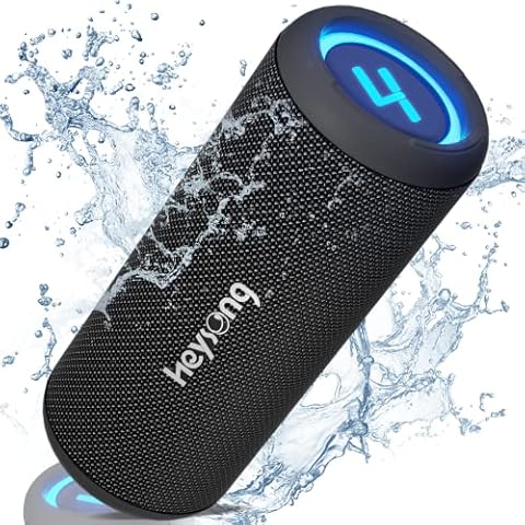 HEYSONG Portable Wireless Waterproof Bluetooth Speaker Cover
