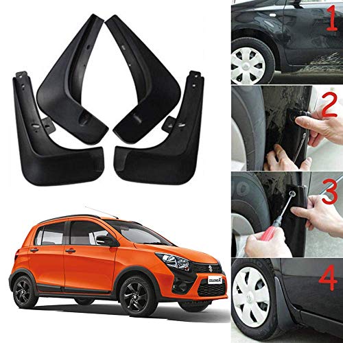 Image of Auto Addict Car Mud Flaps O.E Type Mud Guard Set of 4 pcs for Maruti Suzuki Ritz