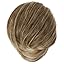 Amazon.com : RUWISS Long Thin Straight Tousled Updo Bun Real Human Hair ...