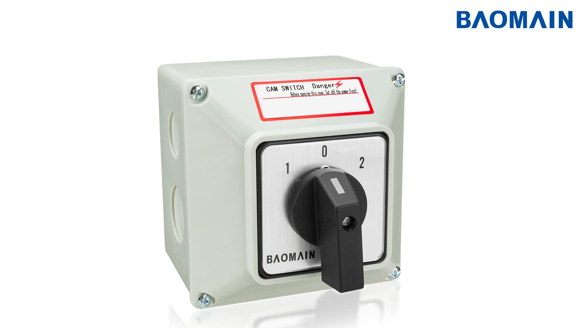 Amazon.com: Baomain Universal Rotary Changeover Cam Switch SZW26