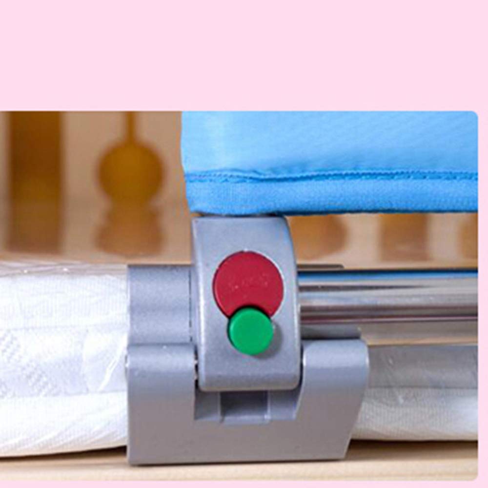 Barandilla para Cama de bebé Barandilla de protección para Cama, abatible hacia Abajo, Plegable, Lavable, para bebés y niños pequeños L, Ajuste fácil, Resistente y sólido, 1 paquet