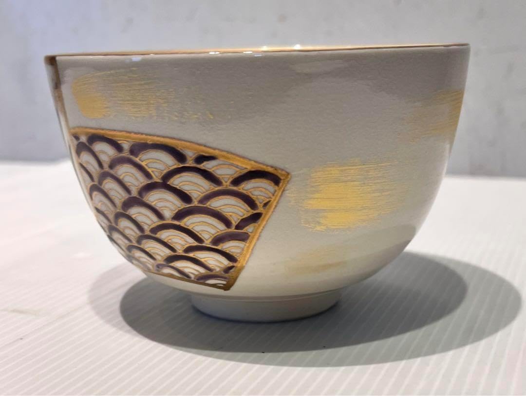 茶道具 楽刷毛目茶碗 楽阿弥作 共箱 K-A658 古伊万里 伊万里焼