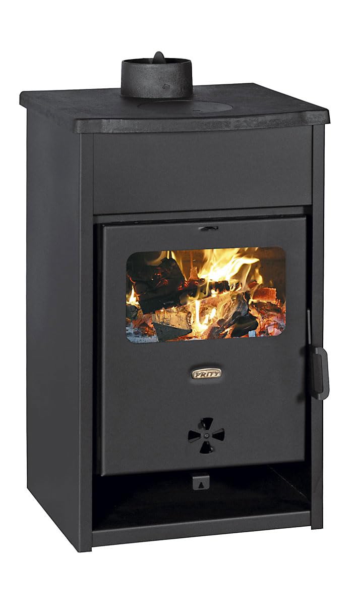 Stufa a legna con piano in ghisa Prity KCPD, 9,3 kW