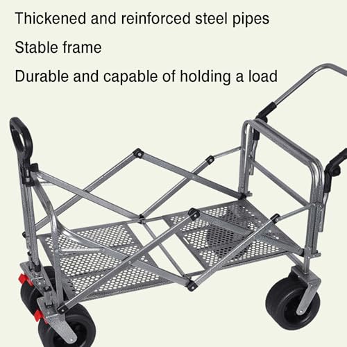 Carrito plegable resistente para tus días de playa, jardín y camping 6