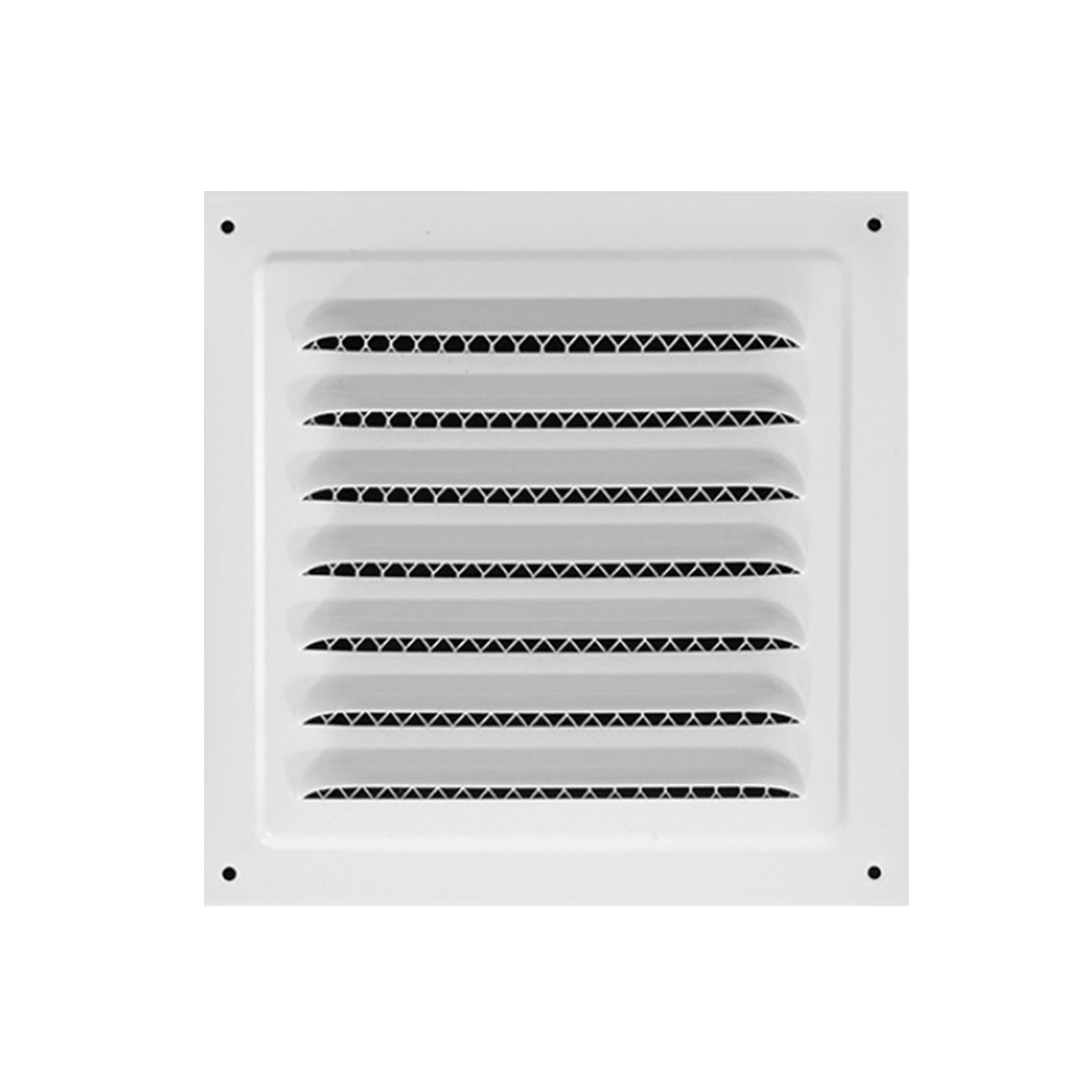 Suammiitstrieadea White, 20X20cm Metal Vent Cover Intensive Grid Air Vent Louver For Ceiling Kitchen Sidewall 20Cmx20cm White