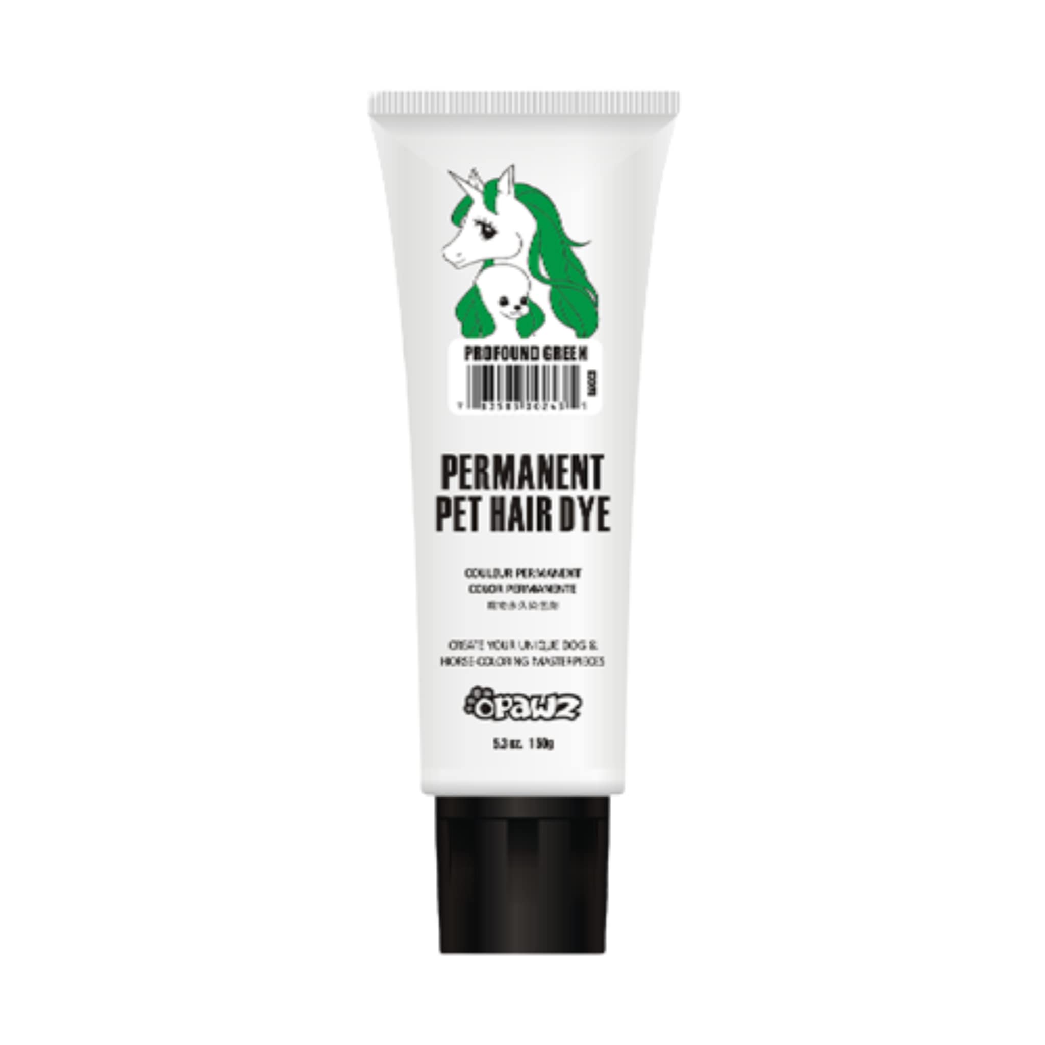 OPAWZ Permanent Dog Hair Dye, Pet Hair Dye Safely Used by Grooming Salons for a Decade, Pet Safe Dye Lasts Over 20 Washes, Non-Toxic and Gentle on Pets Coat, Bright Color for Dogs (Profound Green) (B0BFLHD48Z) Amazon Price History, Amazon Price Tracker