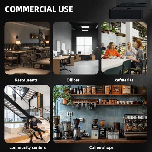 Image of Hot Water Dispenser Commercial Water Boiler Countertop Hot Water Machine Stainless Steel Step-heating Temperature Control 86-212F for Boba Tea Coffee Office Restaurant 1600W, 25L(6.6GAL) /Hour, Silver