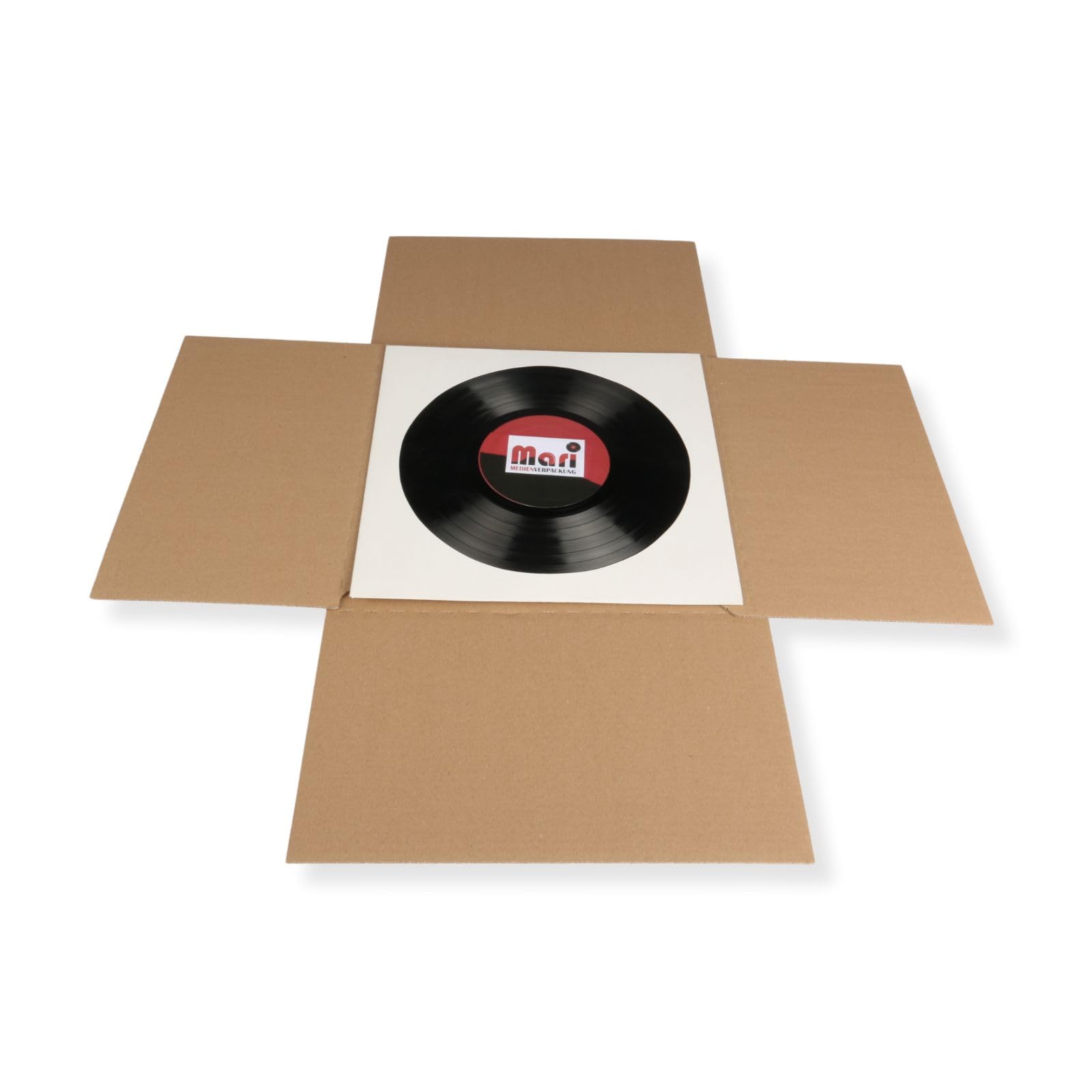100 St. LP Export Versandkartons für variabel 1-10 St. Vinyl Schallplatten 2-wellig Maxi Single Versandtasche Box sehr stabil