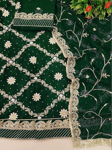 Image of Heavy Embroidery Work Semi Stitched Shimmer Silk Rajputi Poshak For Women Rajasthani Lehenga Choli