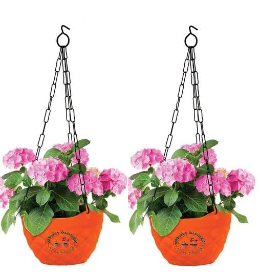 Varshney Gardening Matel Hanging Basket Chain for Hanging Plant Pots Indoor Outdoor Planters - Pack of 10 Pieces