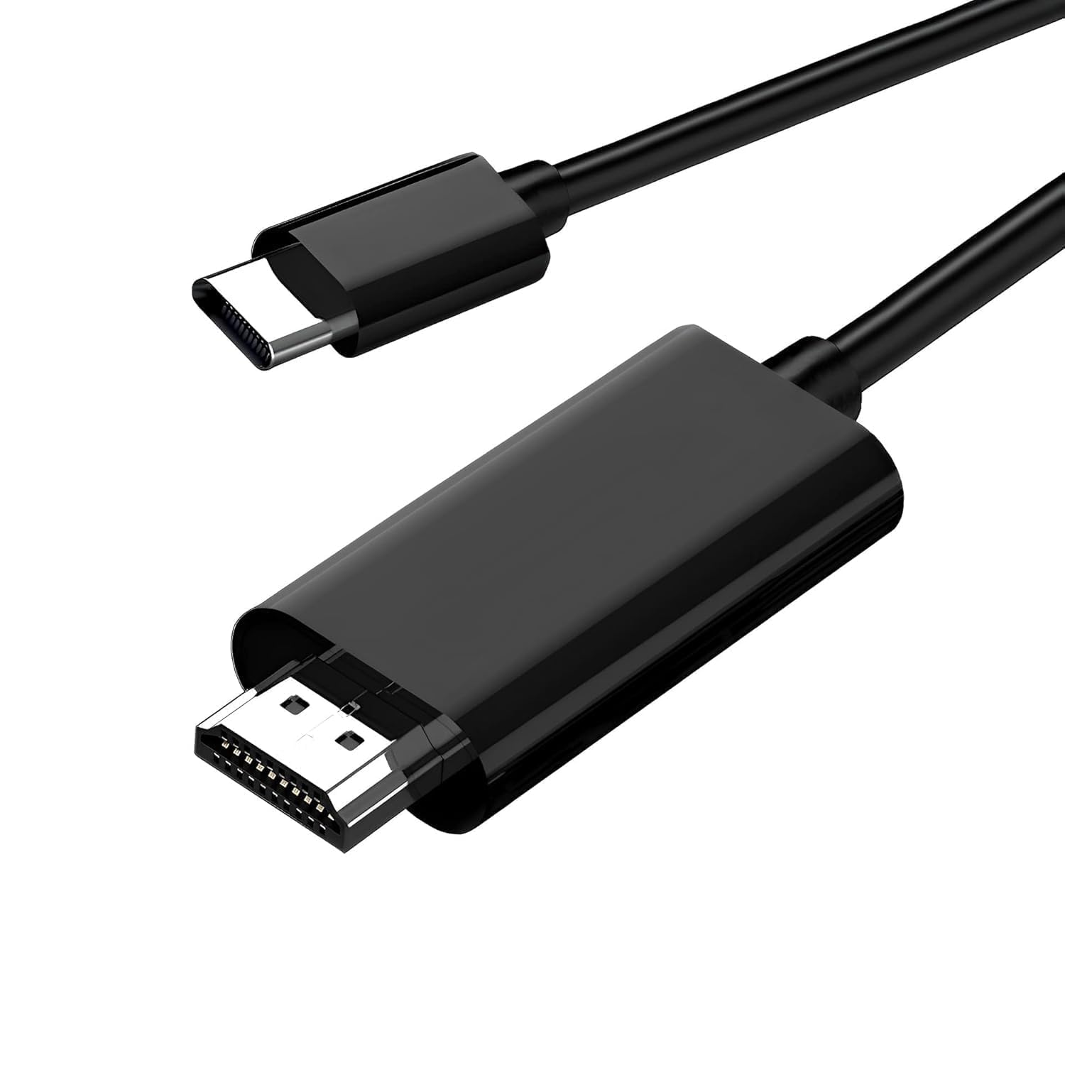 BKC Usb C To Hdmi Cable Adapter,Hdmi To Usb Type C Cable 6.6 Ft 4K Display & Charging For Makbook Pro/Ipad Pro/Chrom-book/Laptop/Phones To Tv/Monitor/Projector, Black-picture-12