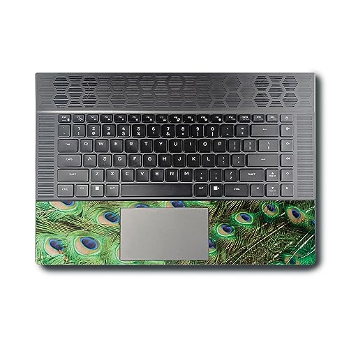 Image of MightySkins Skin Compatible with Alienware X16 R1 (2023) Full Wrap Kit - Peacock Pattern | Protective, Durable, and Unique Vinyl Decal wrap Cover | Easy to Apply & Change Styles | Made in The USA