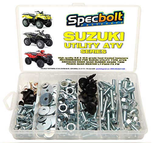 Kit boulons Suzuki Utility ATV Specbolt de 150 pièces pour la maintenance et la restauration