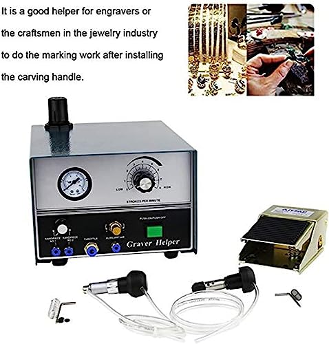 Machine de gravure bijoux pneumatique 60W électrique pour micro-incrustation