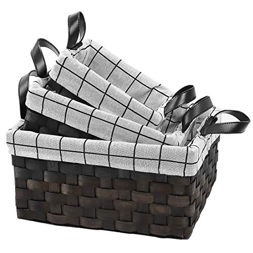Image of Woho Storage Baskets for Shelves (Black)