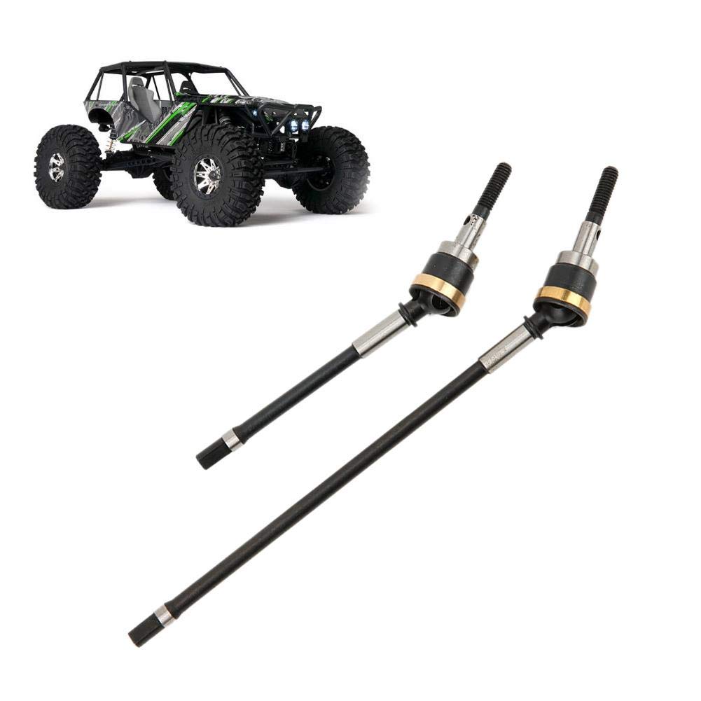 Generic Arbre d'entraînement CVD, pièces de rechange pour essieu avant en acier allié avec installation facile pour voiture Axial Wraith RC 90018 90020
