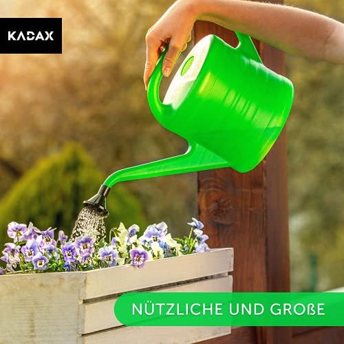 KADAX Lightweight Watering Can with Comfort Grip Handle, Plastic Watering Can for Indoor, Outdoor, Flowers, Plants, Garden Tools for Watering (2,5L)