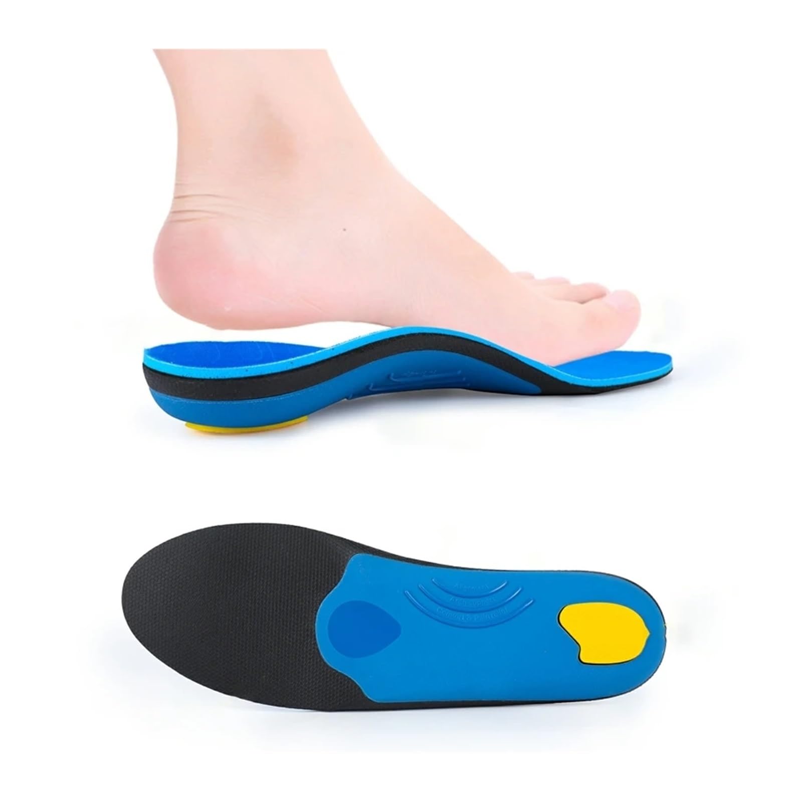 Solette Ortopediche Piedi piatti Solette ortopediche Modello di supporto for arco plantare Plantari Inserti for dolore al tallone Stivali Sneaker Uomo Donna