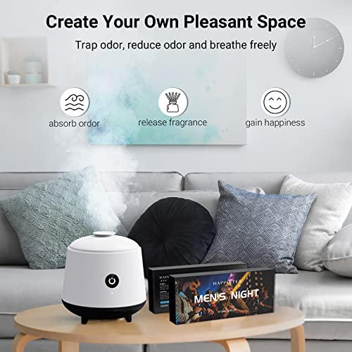 Happinter Mens Essential Oils Set, [Designed For Men] Top 6 Masculine Fragrance Oils For Diffusers, Candle & Soap Making, Cologone Crafting, Manly Essential Oil For Home Office Car Refreshing, 6X10Ml #TOP1