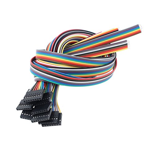 Aexit 10 Pcs Accesorios Audio y Video 8P Female 40cm miniatura 1