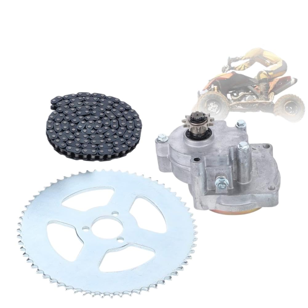 Kit Pignone e Catena T8F per Cambio Compatibile con Moto Kart 43Cc 49Cc