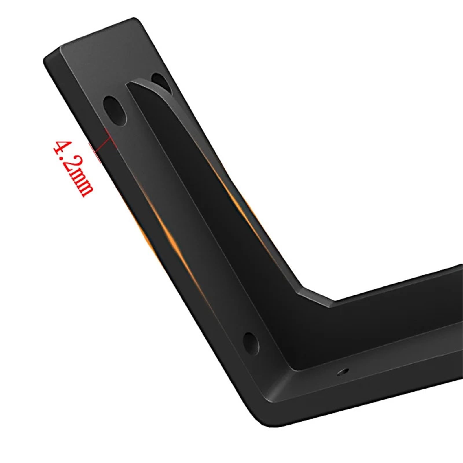 Regalhalterung 600 Kg Tragende Dreieckige Wandhalterung, Aufgehängter Schreibtisch, TV-Schrank, Feste Trennwand, Robustes, Verdicktes Lagerregal(16 inch 300kg 1pcs)